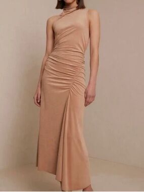 A.L.C. Sleeveless Inez Dress in Sandstone Suede Size Medium